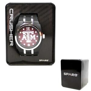 Texas A&M Aggies Sparo Watch Jewelry Crusher Rico Wrist Band NCAA New Black